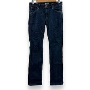Hudson Jeans Carly Women's Size 27‎ Dark Wash Mid Rise Straight Leg Denim